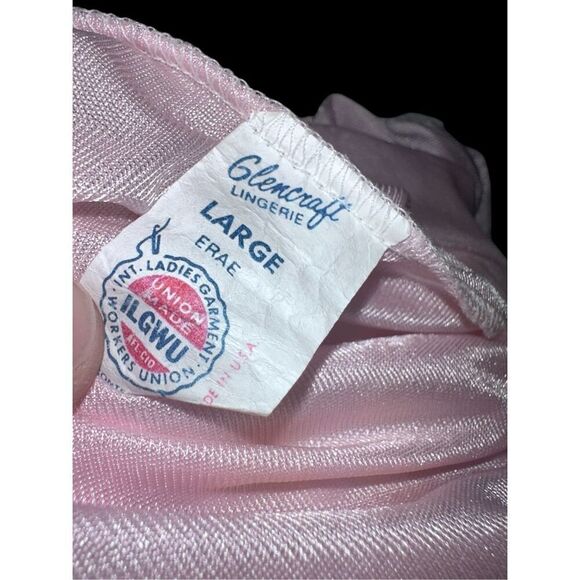 VINTAGE Glencraft Lingerie Nightgown gown Size M w/ Lace and embroidered trim - Picture 5 of 9